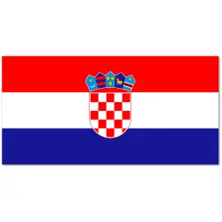 Chorwacja Flaga państwowa 60 x 90 cm
