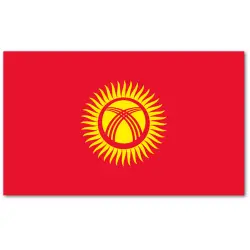 Kirgistan Flaga 90 x 150 cm