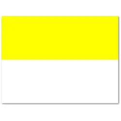 Flaga Kościelna żółto-biała 90 x 150 cm