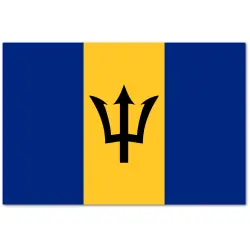 Barbados Chorągiewka 10x17 cm