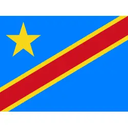 Demokratyczna Republika Konga Flaga państwowa 60 x 90 cm