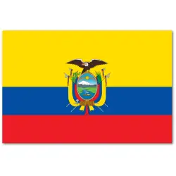 Ekwador Flaga 90 x 150 cm