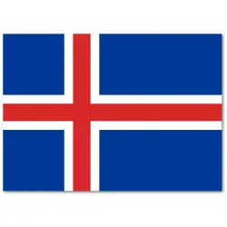 Islandia Flaga 90 x 150 cm