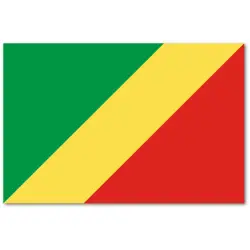 Kongo - Republika Konga Flaga 90 x 150 cm