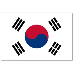 Korea Południowa Flaga 90 x 150 cm