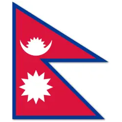 Nepal Flaga 120 x 150 cm