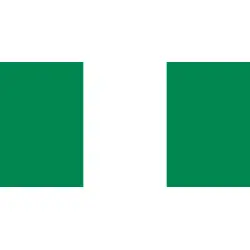 Nigeria Flaga 90 x 150 cm