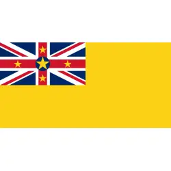 Niue Flaga 90 x 150 cm