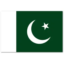 Pakistan Chorągiewka 10x17 cm
