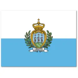 San Marino Flaga 90 x 150 cm