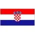 Chorwacja Chorągiewka 10x17 cm