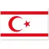 Cypr Północny (Republika Turecka) Flaga 90 x 150 cm