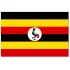 Uganda Flaga państwowa 60 x 90 cm